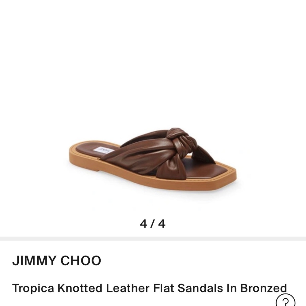 Jimmy Choo! Tropica Leather Sandal! PRICE DROPPED!